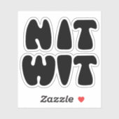 STICKER NITWIT (Feuille)