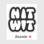 STICKER NITWIT (Feuille)
