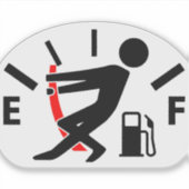 Sticker Niveau de carburant vide (Devant)