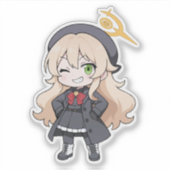 Sticker Niyaniya Chibi Blue Archive Fanart (Devant)
