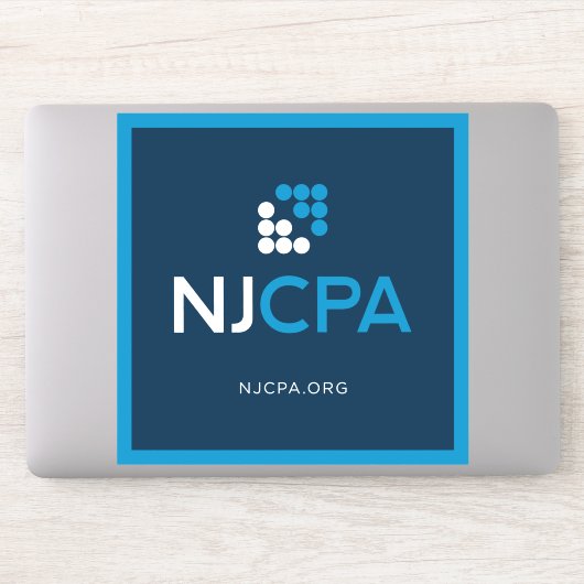 Sticker NJCPA Vinyl - grand (Ordinateur)