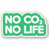 STICKER NO CO2 PAS DE VIE (Devant)