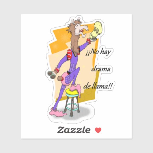 Sticker ¡¡No hay drama de llama! ! 2 (Feuille)