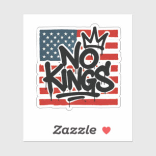 Sticker No Kings In America Save Democracy I dissident Ant