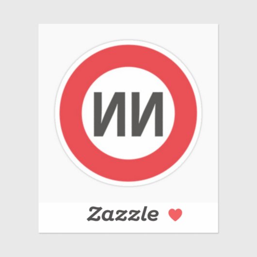 Sticker No name boys (Feuille)