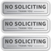 Sticker No Signe Pack de 3 (Devant)