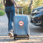Sticker No Smoking No Vaping Sign - Public Health Awarenes (Valise Insitu)