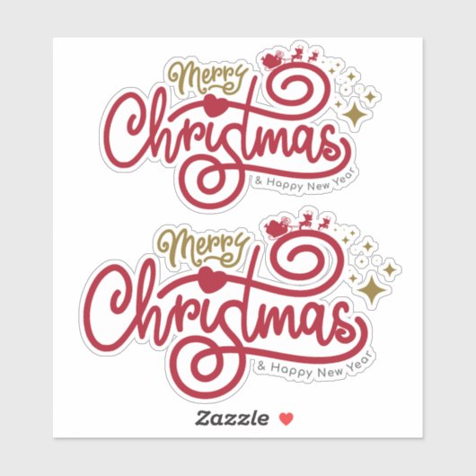 Sticker Noël 15 (Feuille)