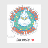 Sticker Noël de Grinch haï (Feuille)