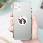 Sticker Noël de Mistletoe Kiss (Téléphone)