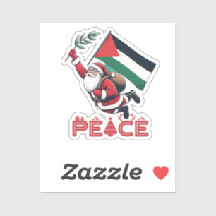 STICKER NOËL EN PAIX