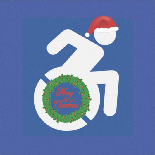 Sticker Noël Handicapé (Devant)