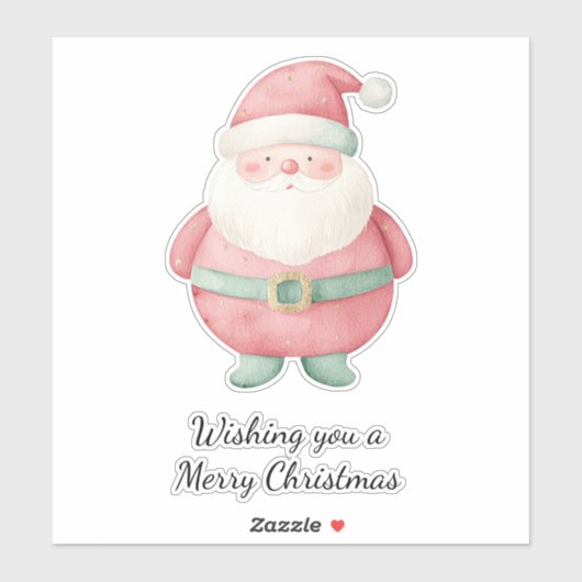 Sticker Noël Père Noël (Feuille)