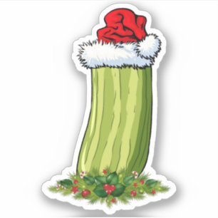 Sticker Noël Père Noël Pickle