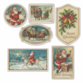 Sticker Noël victorien classique (Devant)