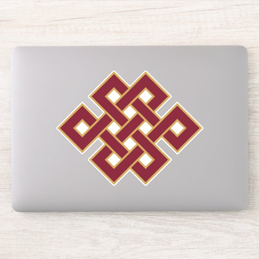 Sticker Nœud infini Symbole bouddhiste (Ordinateur)