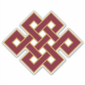 Sticker Nœud infini Symbole bouddhiste (Devant)