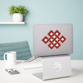 Sticker Nœud infini Symbole bouddhiste (Ordinateur portable sur le bureau)