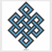 Sticker noeud sans fin (Feuille)