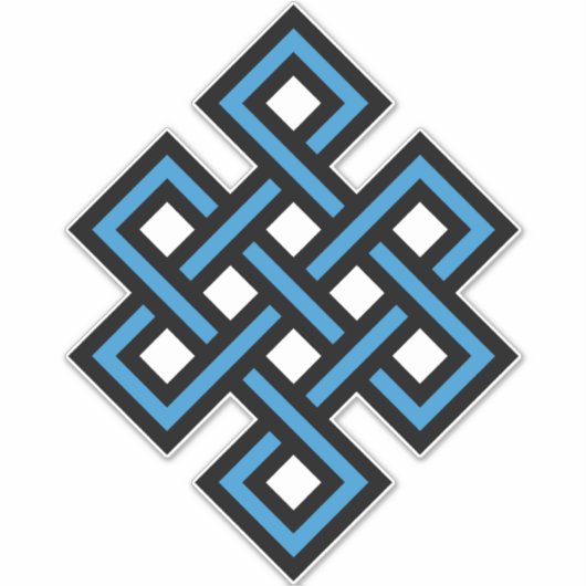 Sticker noeud sans fin (Devant)