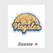 Sticker Nogales, Arizona (Feuille)