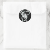 Sticker noir blanc (Sac)