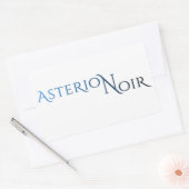 Sticker noir d'astreinte (4,5 x 2,7) (Enveloppe)