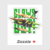 Sticker Noir de chat et Plagg | Écarts (Feuille)