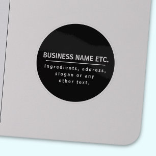 Sticker Noir et blanc multifonction transparent