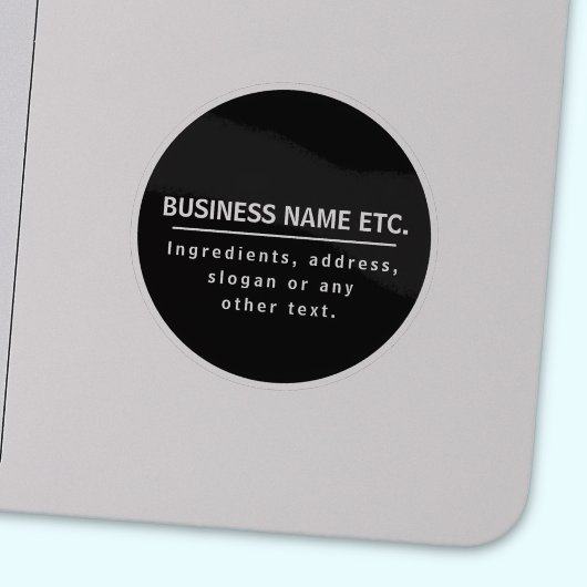 Sticker Noir et blanc multifonction transparent