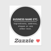 Sticker Noir et blanc multifonction transparent (Feuille)