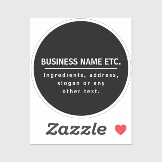 Sticker Noir et blanc multifonction transparent (Feuille)