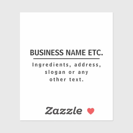 Sticker Noir et clair multifonction transparent (Feuille)