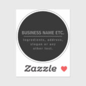 Sticker Noir et gris multi-usage (Feuille)