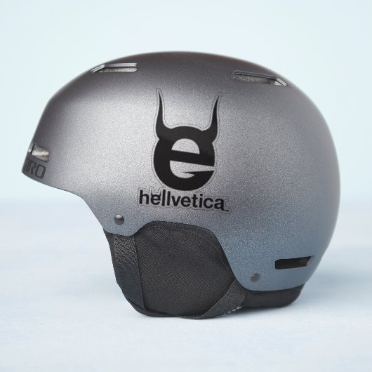 Sticker Noir Mal "e" (Côté casque)
