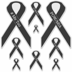 Sticker [Noir] #ME AUSSI, ÉMISSION DE POW/MIA Sensibilisat