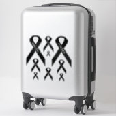 Sticker [Noir] #ME AUSSI, ÉMISSION DE POW/MIA Sensibilisat (Sur valise)