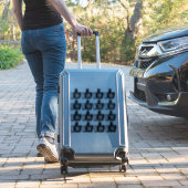 Sticker Noir positif Avis Code QR du Fiançailles client (Valise Insitu)