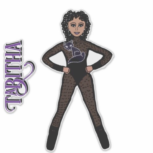 Sticker Noir pur Spark Dancer #2 (Devant)