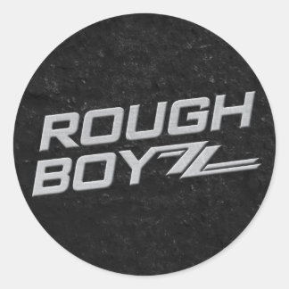 Sticker noir rond BoyZZ
