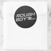 Sticker noir rond BoyZZ (Sac)