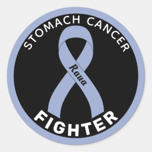 Sticker noir rond pour Lutte contre le cancer de l