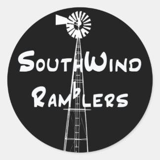 Sticker noir Texte horizontal blanc