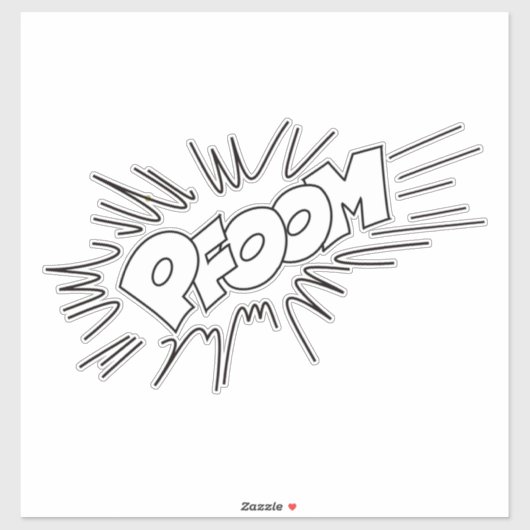 Sticker noise comics-onomatopoeia (Feuille)