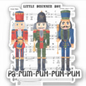 Sticker Noisette de Noël (Devant)