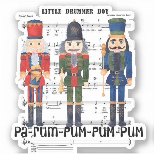 Sticker Noisette de Noël (Devant)