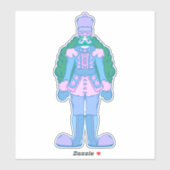 Sticker Noisette de Noël (Feuille)