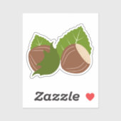 Sticker Noisettes (Feuille)