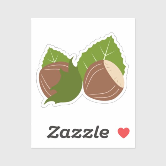 Sticker Noisettes (Feuille)