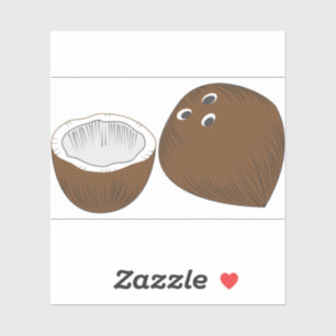 Sticker Noix de coco